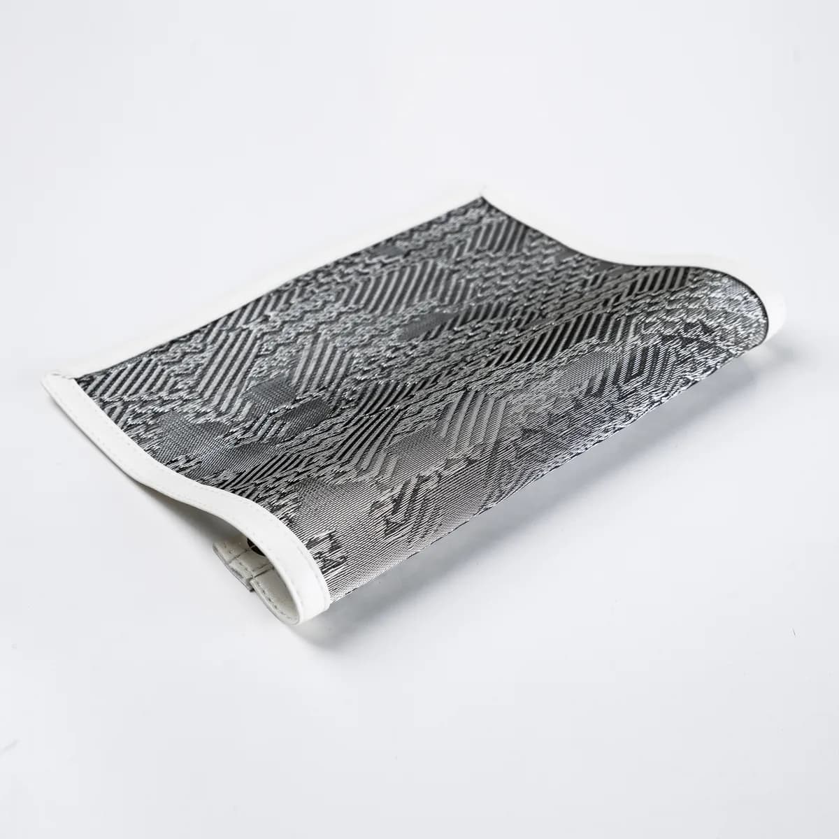 Stainless architectural metal mesh detail used to review surface finish and material direction