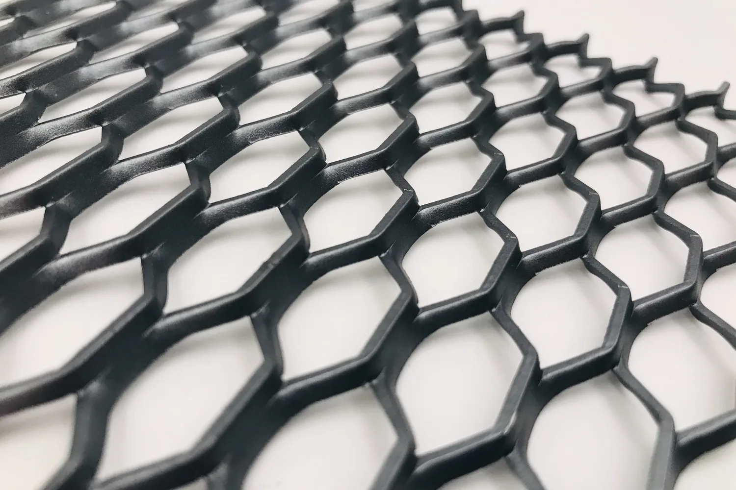 Architectural metal mesh sun shading application
